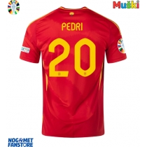 Španjolska Pedri Gonzalez #20 Domaci Dres EP 2024 Kratak Rukav